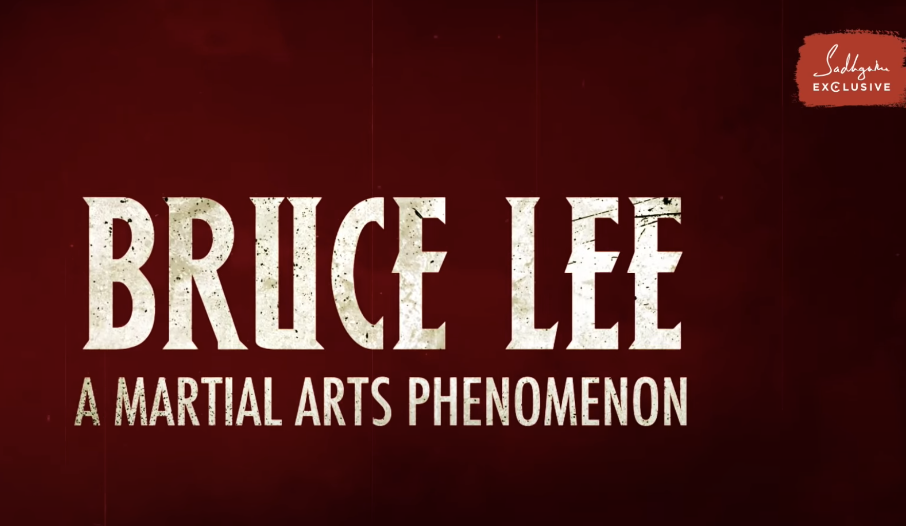 The Secret Behind Bruce Lee's Lightning Speed